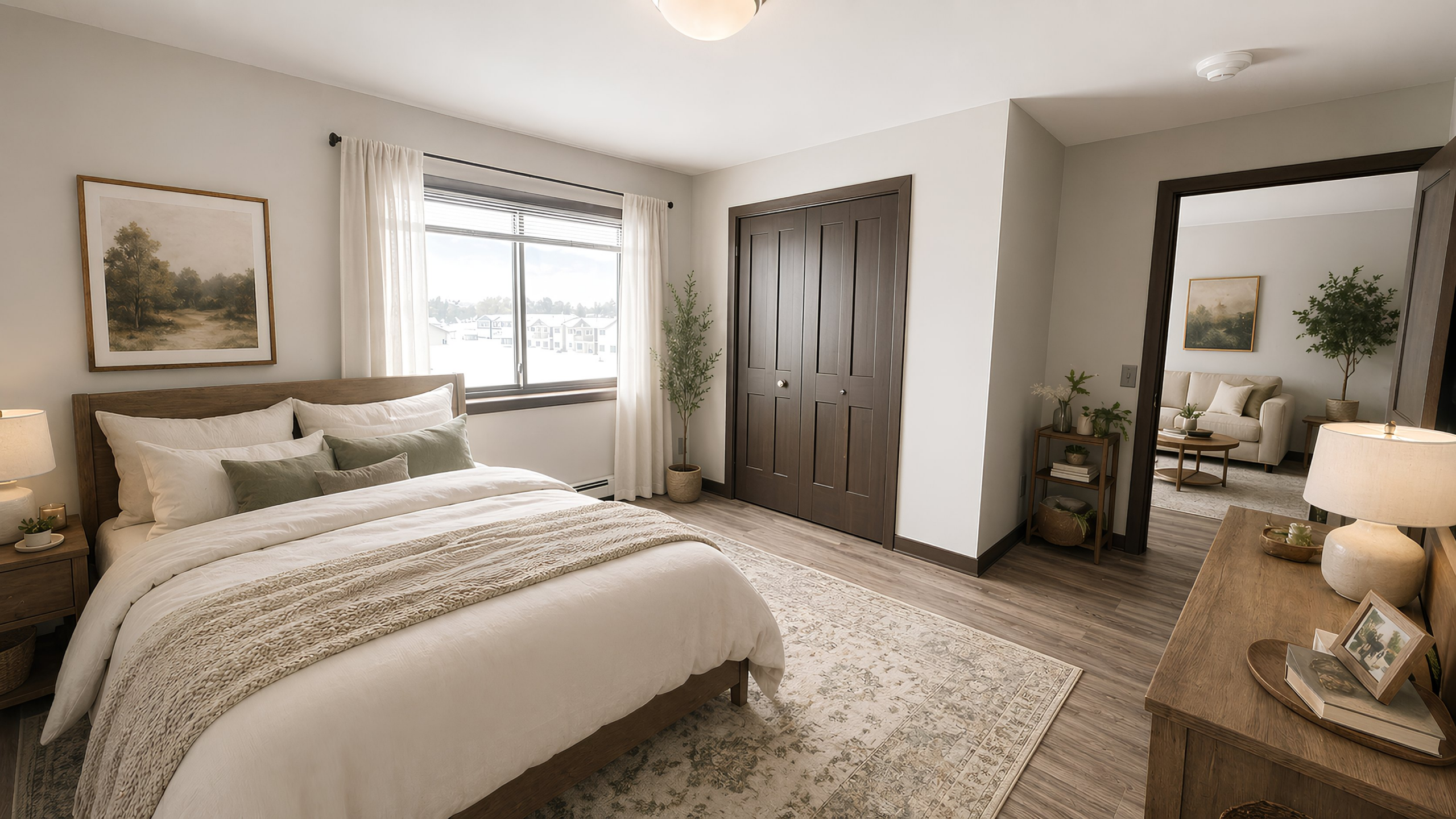 Monterrey Apartments bedroom
